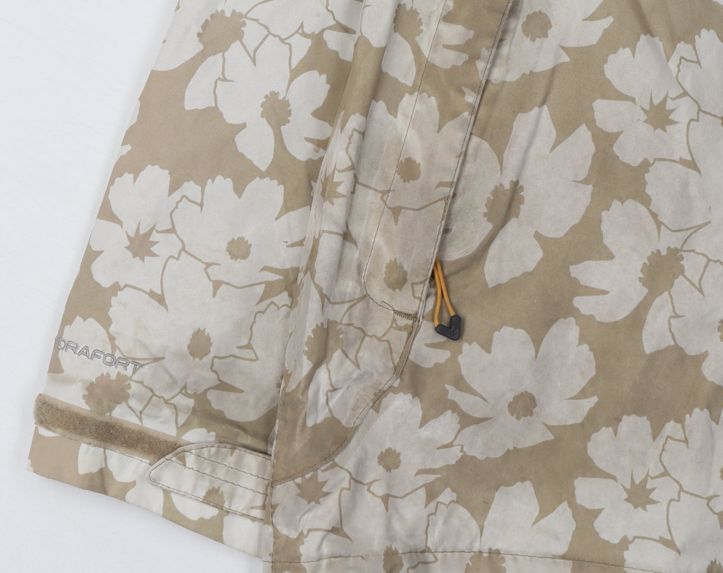Regatta Women's Beige Floral Rain Coat Size 12