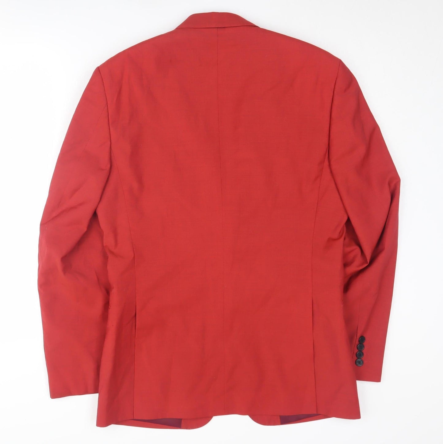 Moss Men’s Red Blazer, Size 38R Formal Style