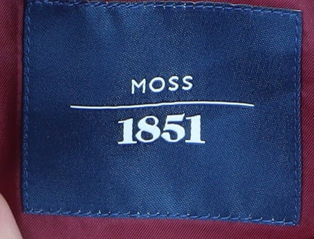 Moss Men’s Red Blazer, Size 38R Formal Style