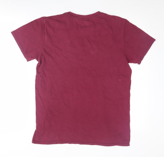 Harry Potter Men's Red Medium T-Shirt - Hogwarts Express