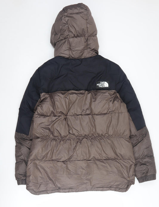 The North Face Women's L Brown Black Puffer Jacket