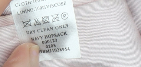 T.M. Lewin Men's Blue Wool Blazer - Size 39R