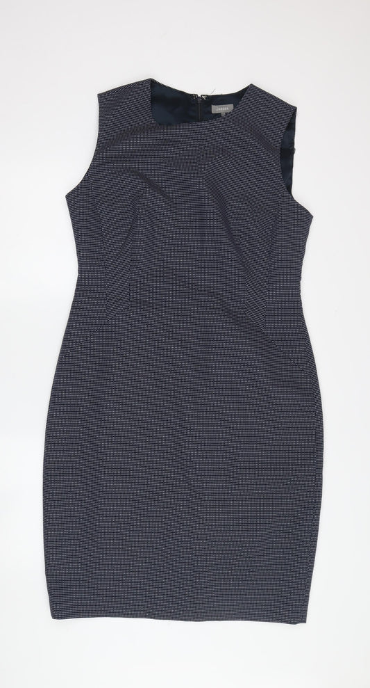 Jaeger Women's Black Sheath Dress Size 14
