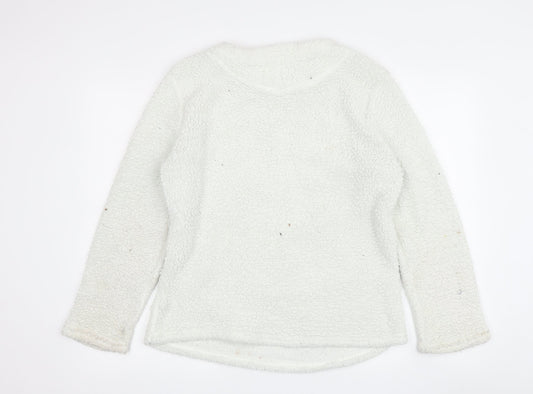 Harry Potter Teens White Fleece Pyjama Top 2XS