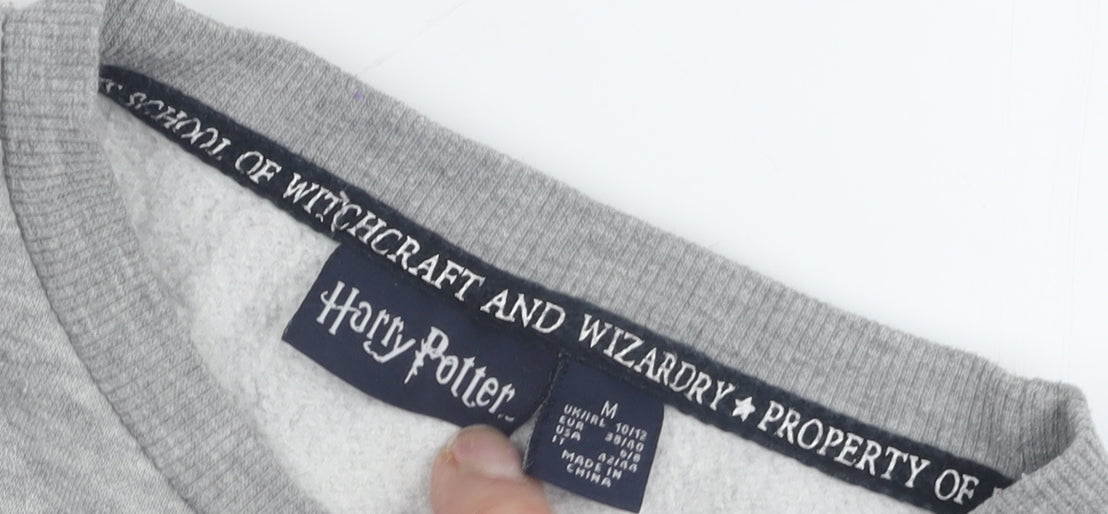 Harry Potter Grey Gryffindor Sweatshirt M Unisex Adults