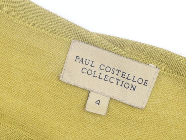Paul Costelloe Women's Green 3/4 Sleeve Cardigan Size 4