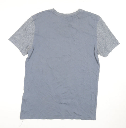 AllSaints Men's Grey Crew Neck T-Shirt, Size M