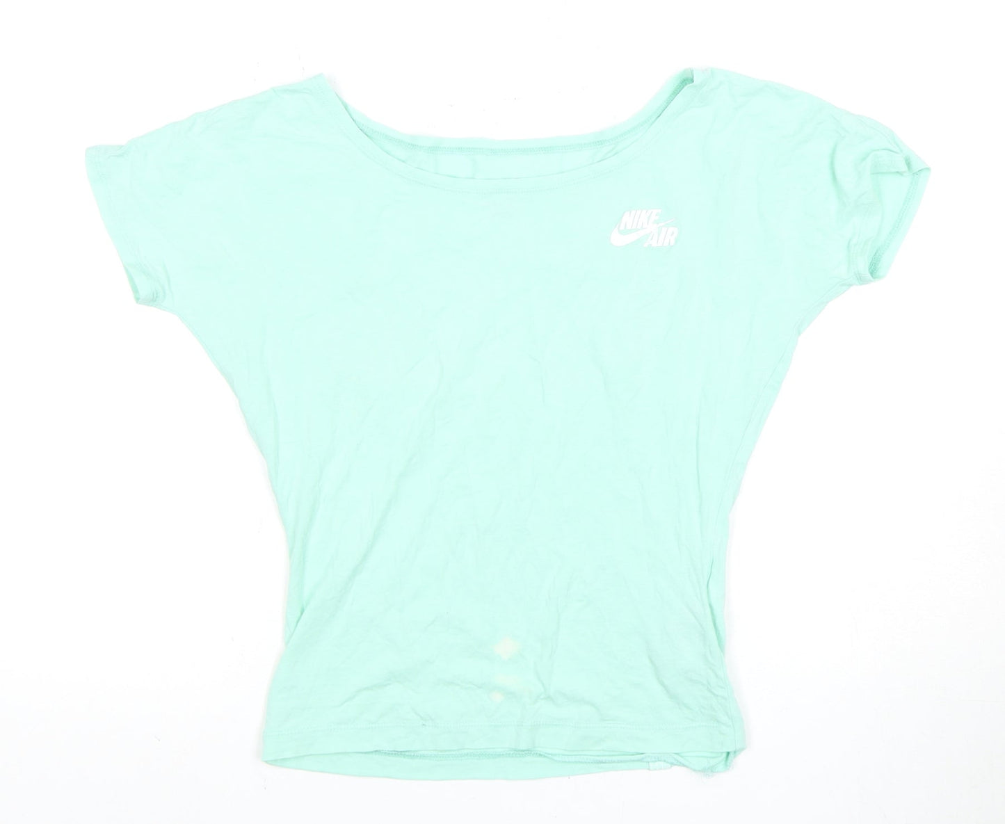 Nike Women's Green 2XS T-Shirt Casual Short Sleeve