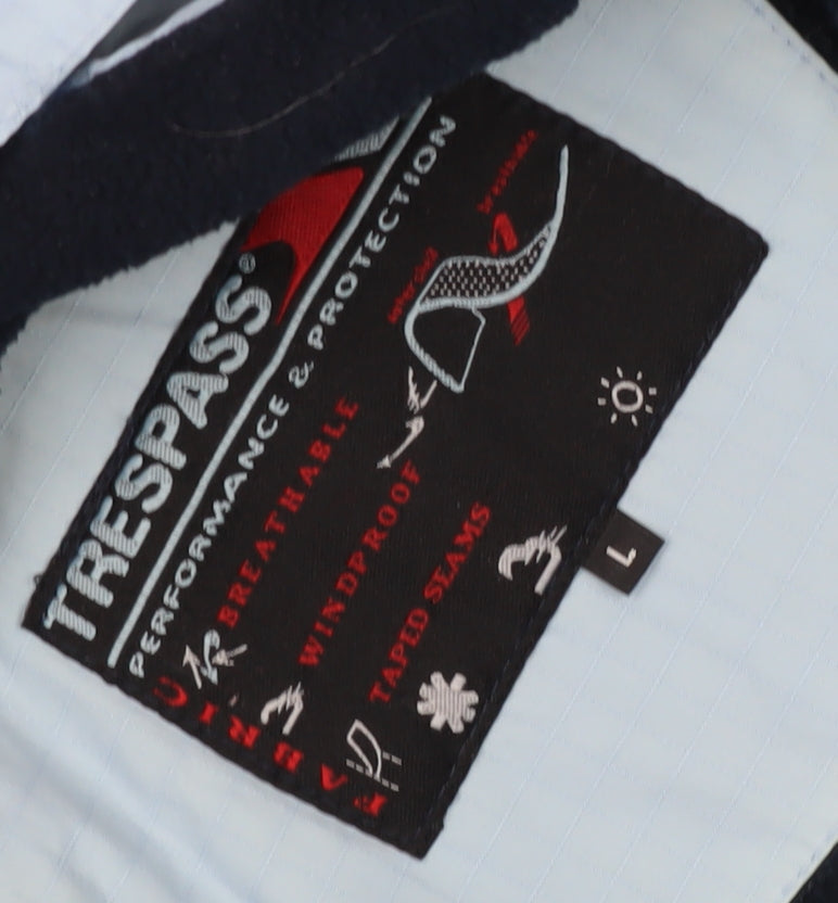 Trespass Unisex Blue Parka Jacket L - Outdoor Casual