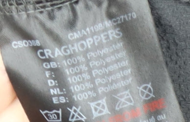 Craghoppers Men's Black Fleece Sweatshirt L