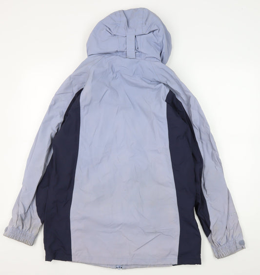 Peter Storm Women's Blue Hooded Anorak Jacket Size 12