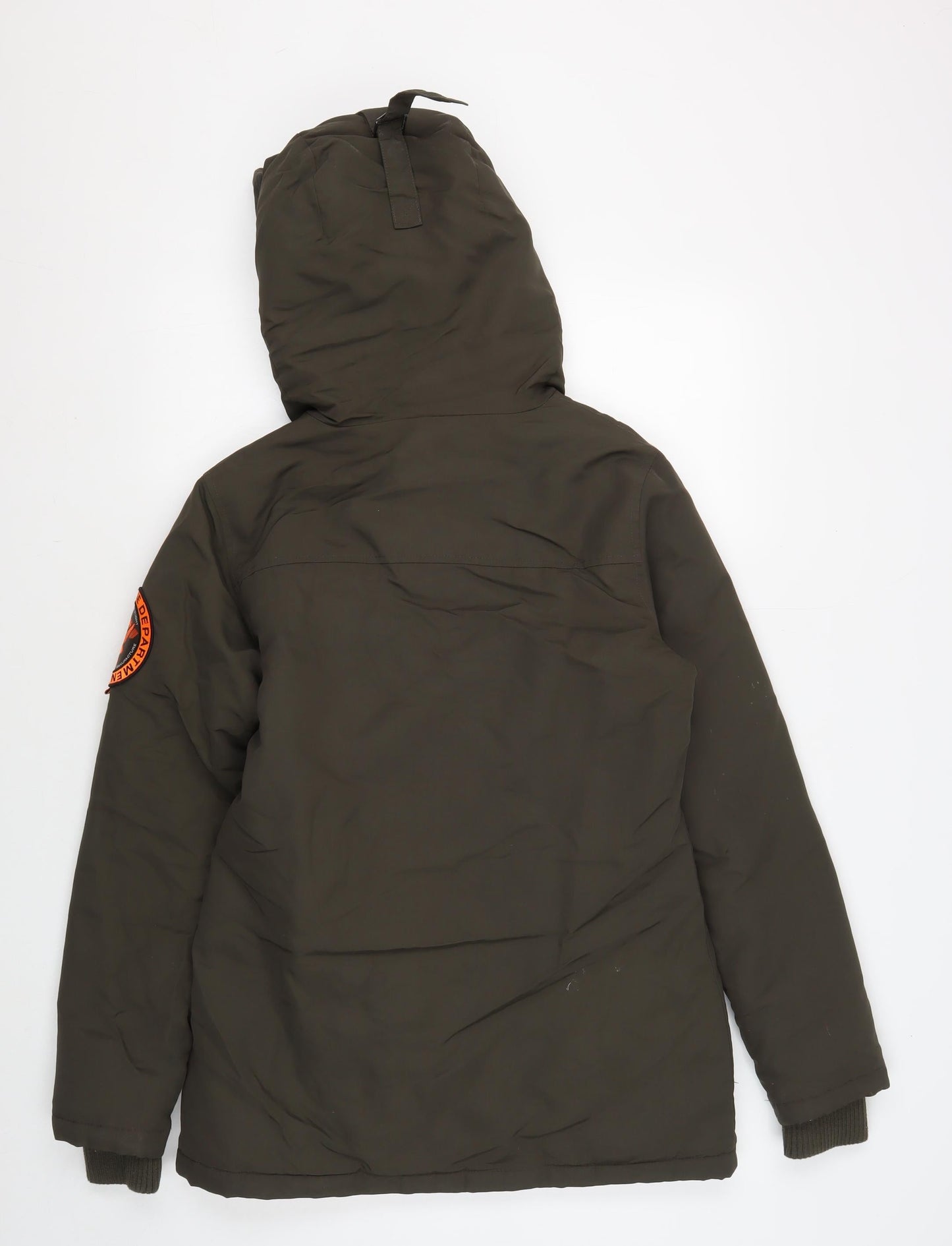 Superdry Green Men's Parka Jacket XS Hooded