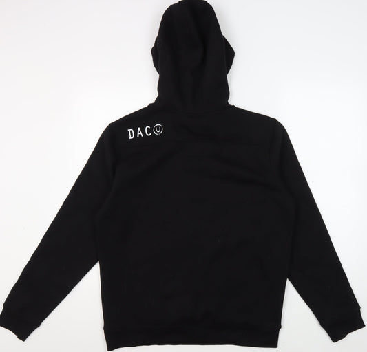 Duck and Cover Men's Black Pullover Hoodie L