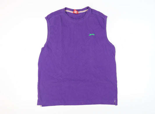 Slazenger Men's Purple Athletic Tank Top XL