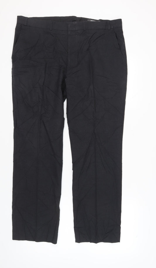 Kenneth Cole Reaction Black Dress Pants for Men - Size L