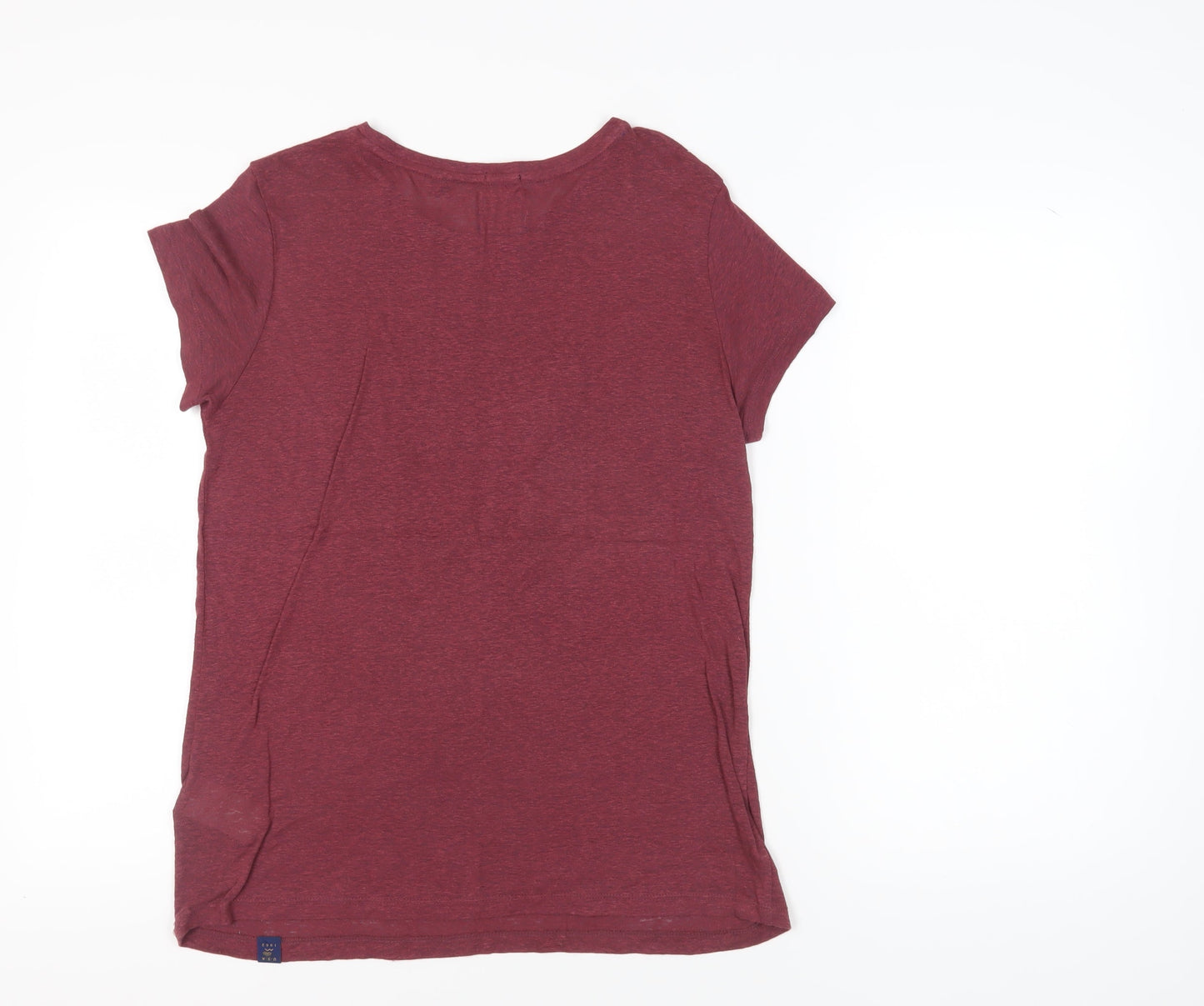 Superdry Womens Red XS Jersey T-Shirt with Print