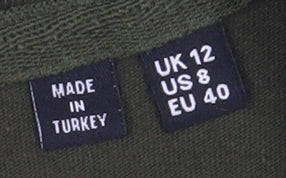 Superdry Women's Green Skull T-Shirt, Size 12, Cotton