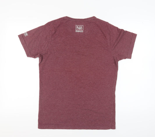 Crosshatch Men's Red Graphic Print T-Shirt Size S