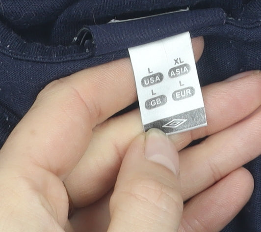 Umbro Men's Black Athletic Gym Tank Top L