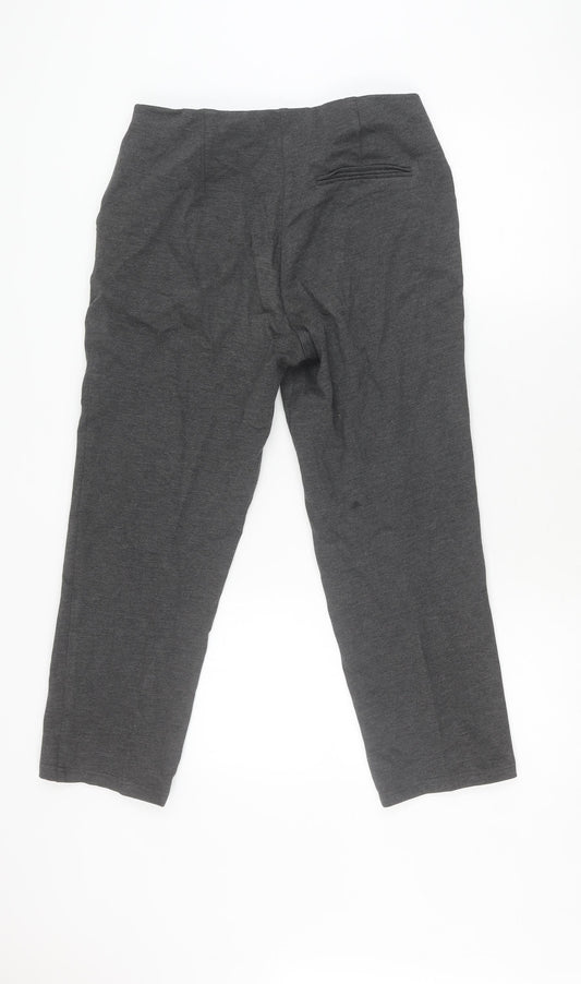 Marks and Spencer Grey Women's Trousers Size 12