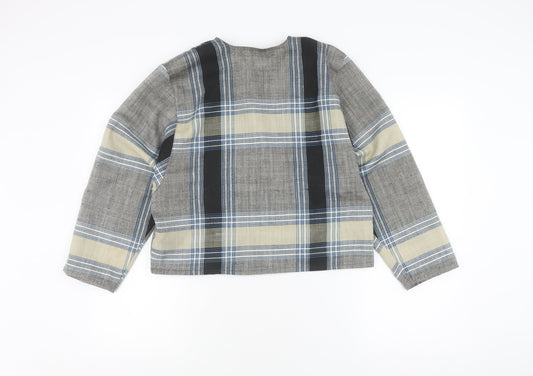 Kestilä Women's Multicoloured Plaid Jacket Size 8