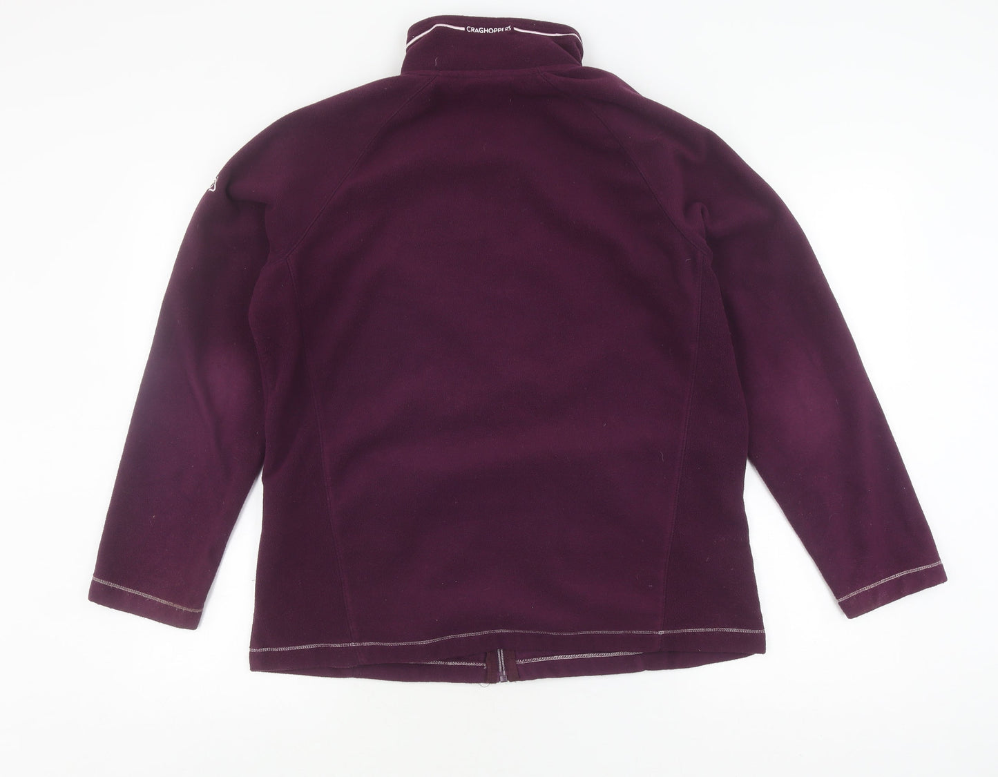 Craghoppers Women's Purple Fleece Jacket Size 14
