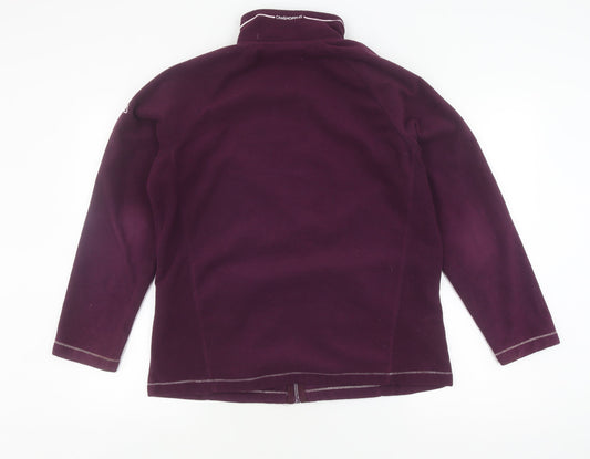 Craghoppers Women's Purple Fleece Jacket Size 14