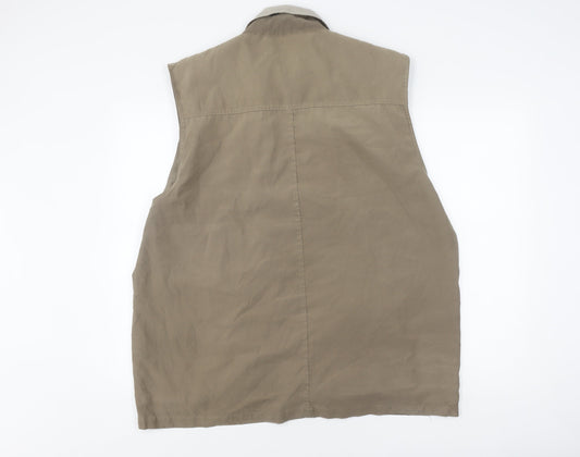 Champion XL Brown Men's Waistcoat with Pockets