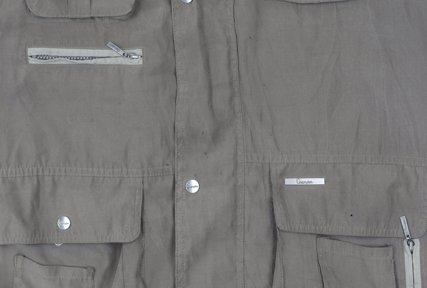 Champion XL Brown Men's Waistcoat with Pockets