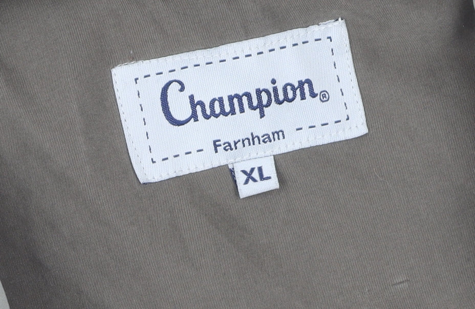 Champion XL Brown Men's Waistcoat with Pockets