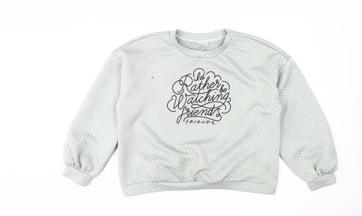 Friends Ivory Women's Pullover Sweatshirt Size 14
