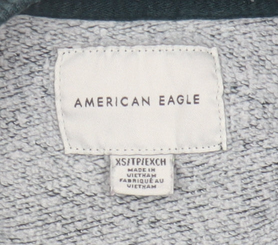 American Eagle Women's Green XS Pullover Sweatshirt