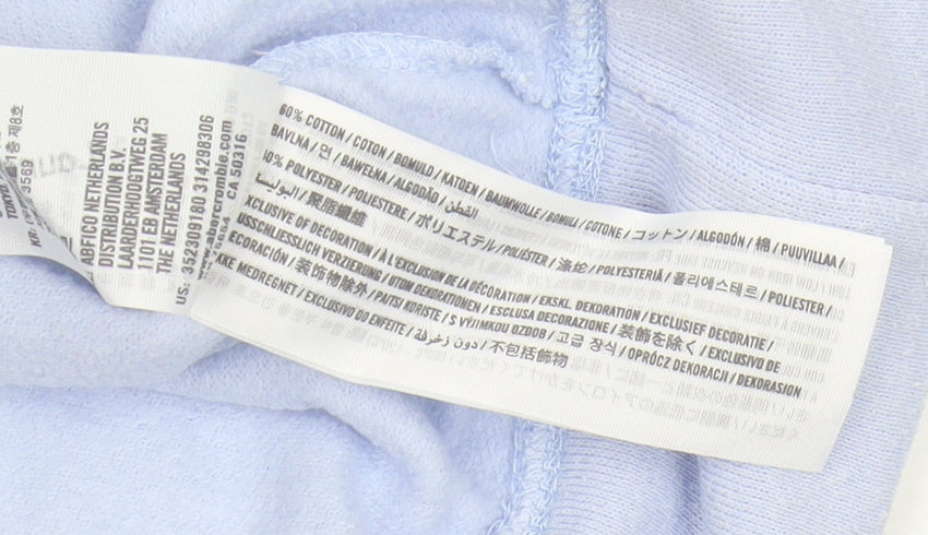 Hollister Women's Blue XS Graphic Print Sweatshirt