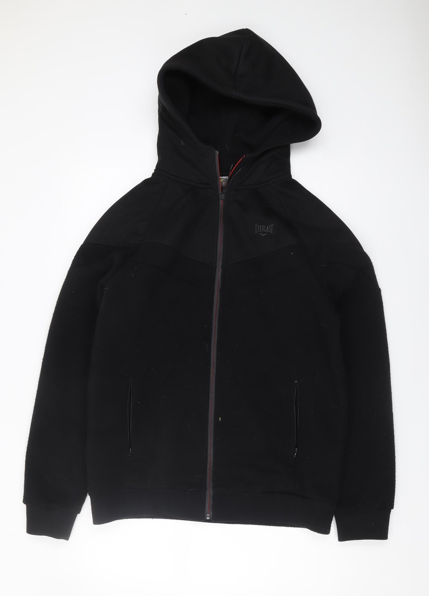 Everlast Men's Black Full Zip Hoodie L
