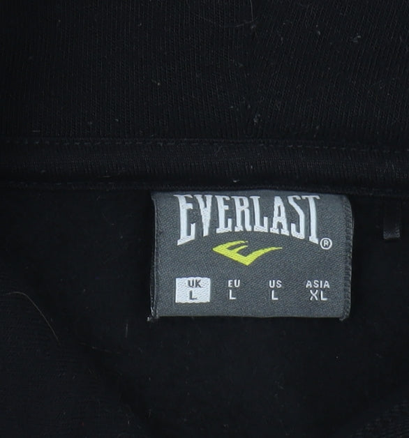 Everlast Men's Black Full Zip Hoodie L