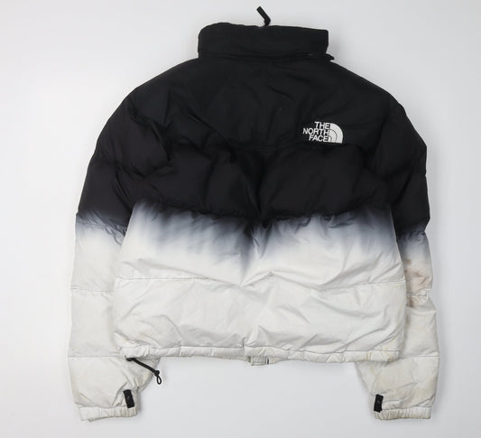 The North Face Women's Black Grey Puffer Jacket M