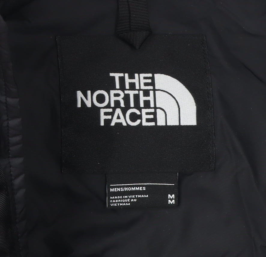 The North Face Women's Black Grey Puffer Jacket M