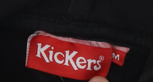 Kickers Men's Black Graphic Hoodie M
