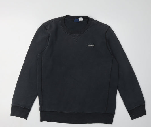 Reebok Men's Black Pullover Sweatshirt - Size S