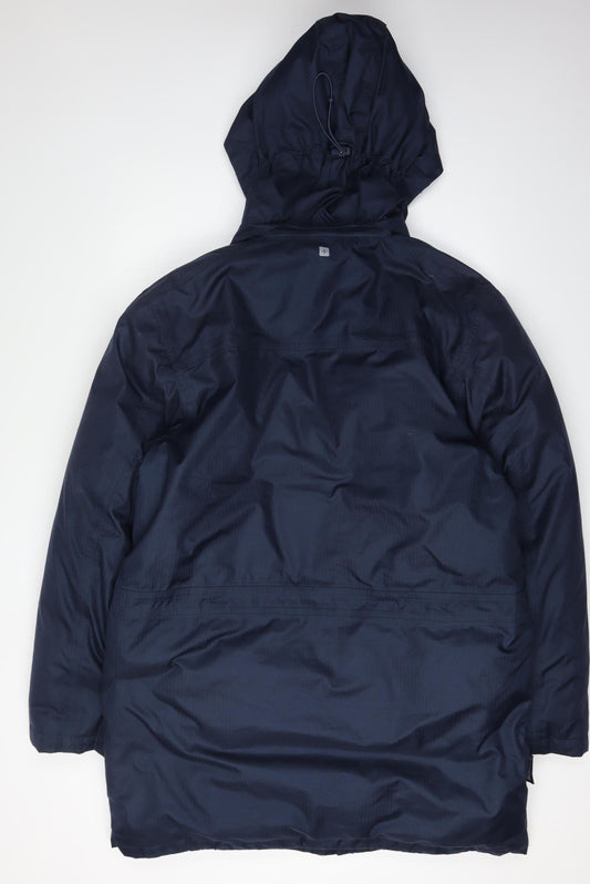 Mountain Warehouse Men's Blue Waterproof Parka Jacket M
