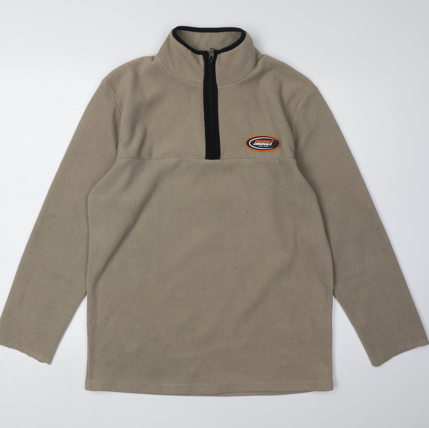 Jack & Jones Men's Beige Fleece Sweatshirt M