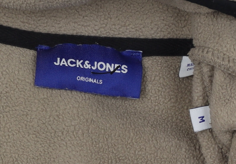 Jack & Jones Men's Beige Fleece Sweatshirt M