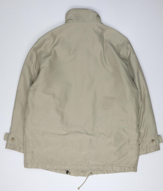 Frank Eden Men's Beige Regular Fit Autumn Jacket