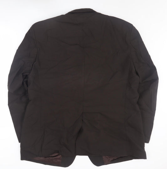 Moss Brown Men's Blazer 48 Regular Fit Jacket