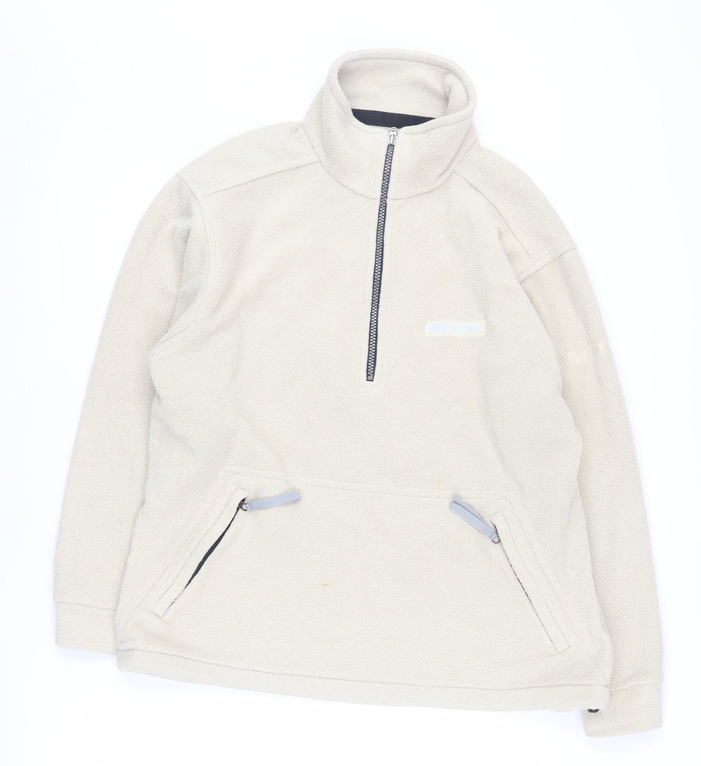 Karrimor Men's Beige Fleece 1/4 Zip Sweatshirt, Size S