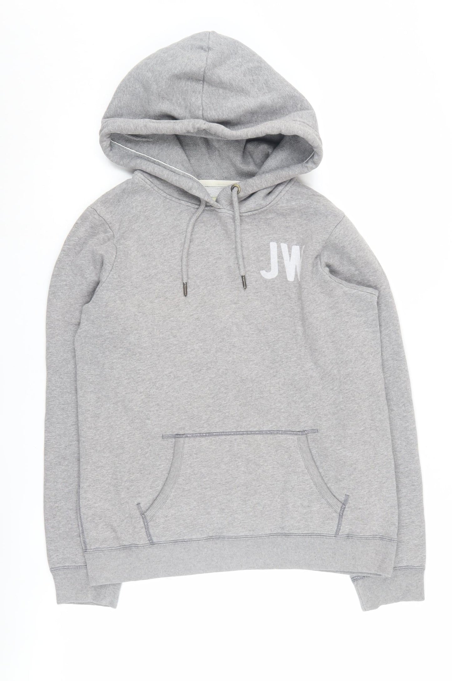 Jack Wills Women's Grey Pullover Hoodie, Size 12