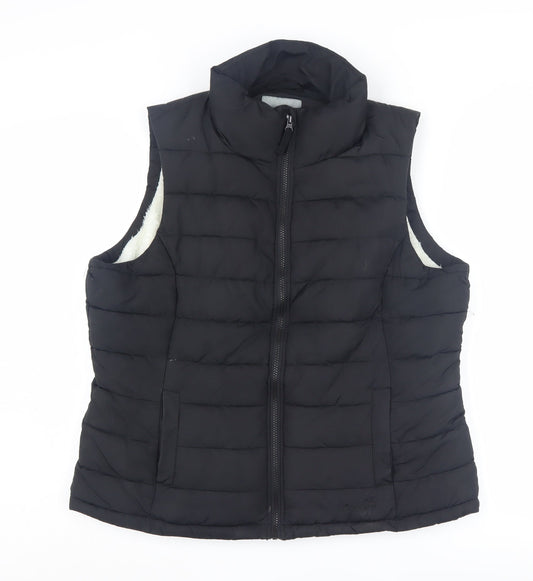 Peter Storm Women's Black Puffer Waistcoat Size 16