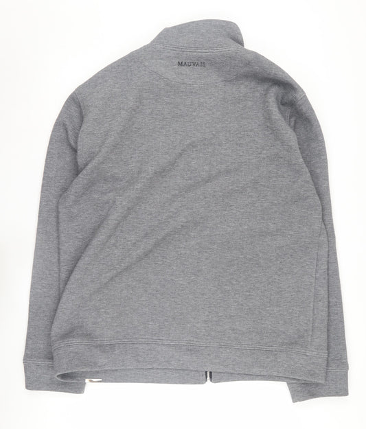 Mauvais Men's Grey 3XL Full Zip Basic Jacket