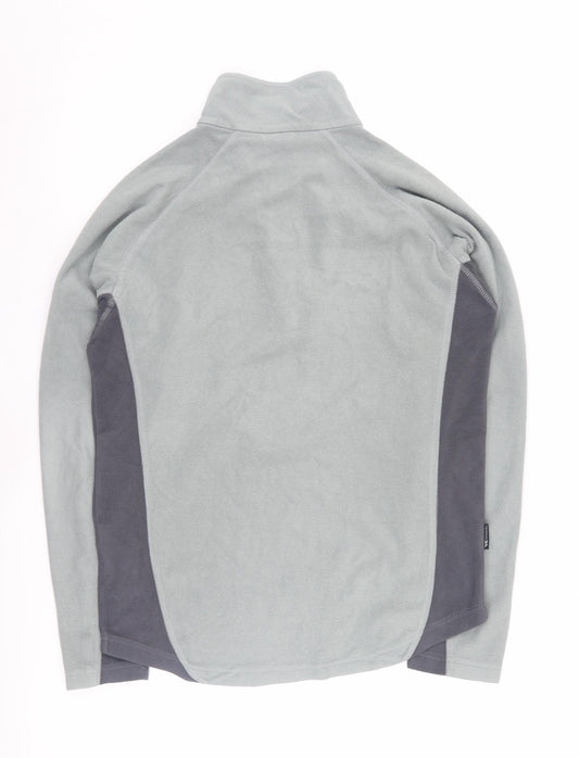 Trespass Men's Grey Fleece 1/2 Zip Sweatshirt, Size S