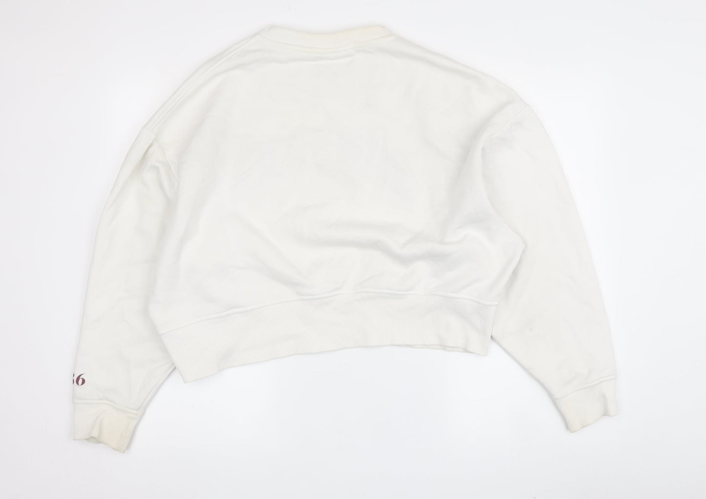 Harvard Women's White 2XS Pullover Sweatshirt